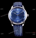 GF Swiss Grade Glashütte Original Sixties Blue Striking dial Vintage Glashutte